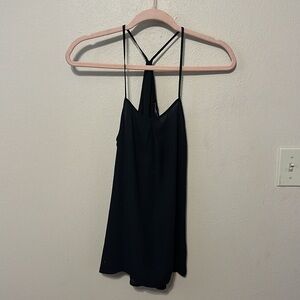 BRAND NEW Banana Republic Semi Sheer Black Cami Tank Top Size XS‎